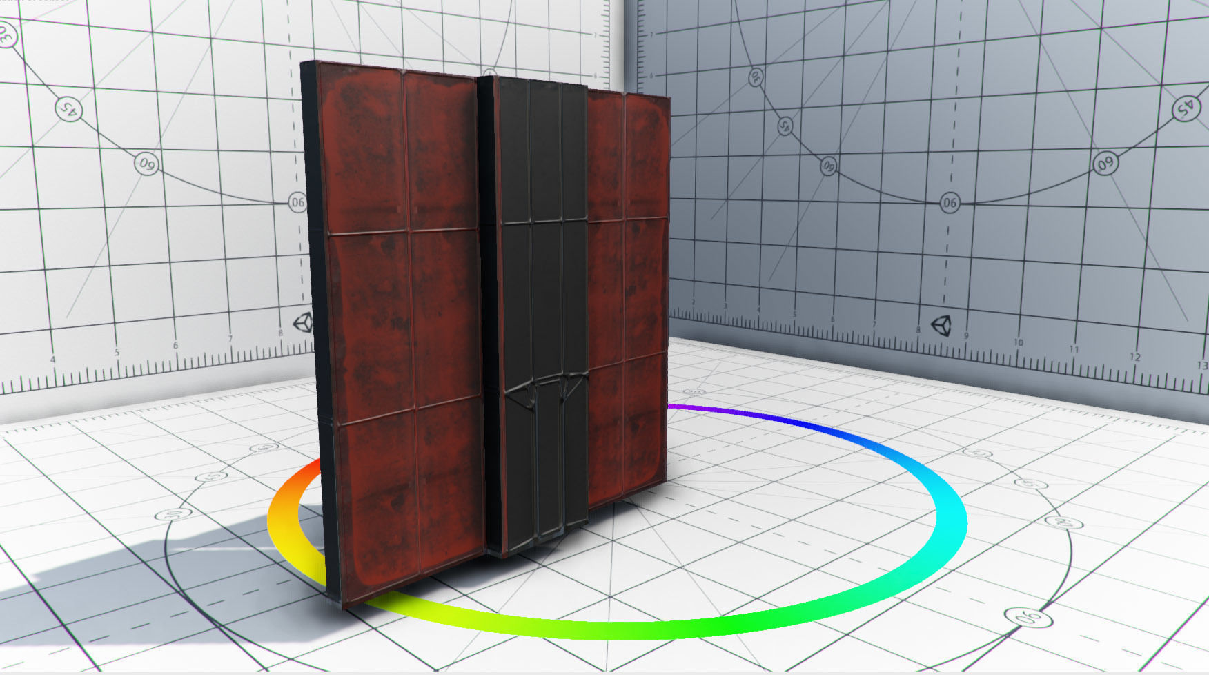 Abandoned Base Level Design Props Low-poly 3D model_35