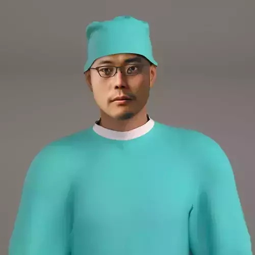 Asian Male Surgeon