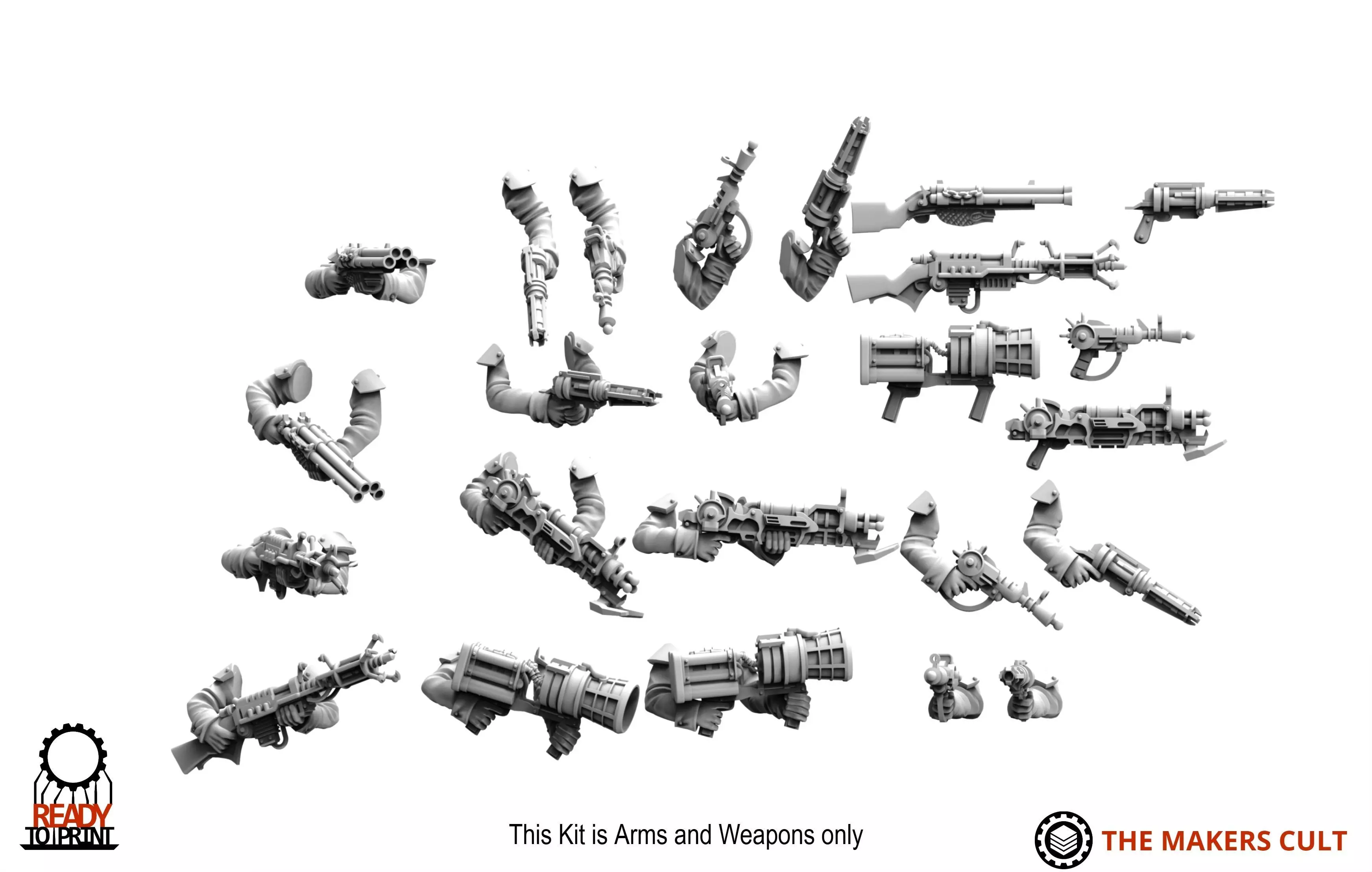 Misc - Trench Crusade Arms 3 3D print model