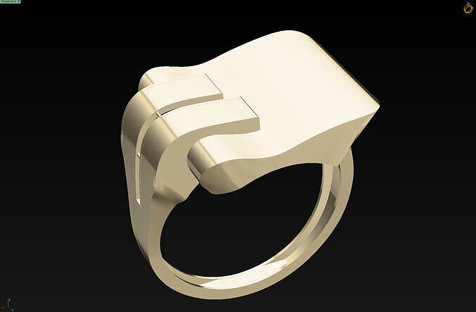 Light Nostone Ring 3d Print Ready 3D print model