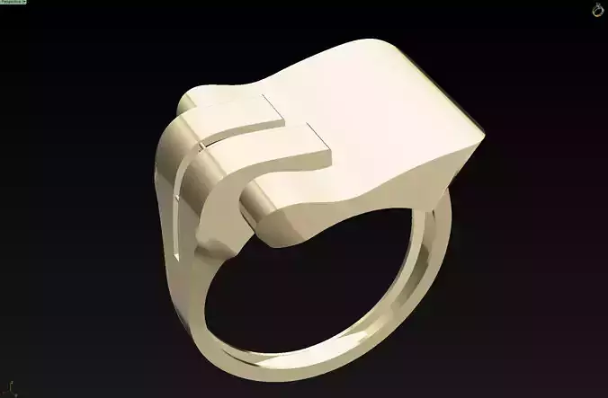 Light Nostone Ring 3d Print Ready