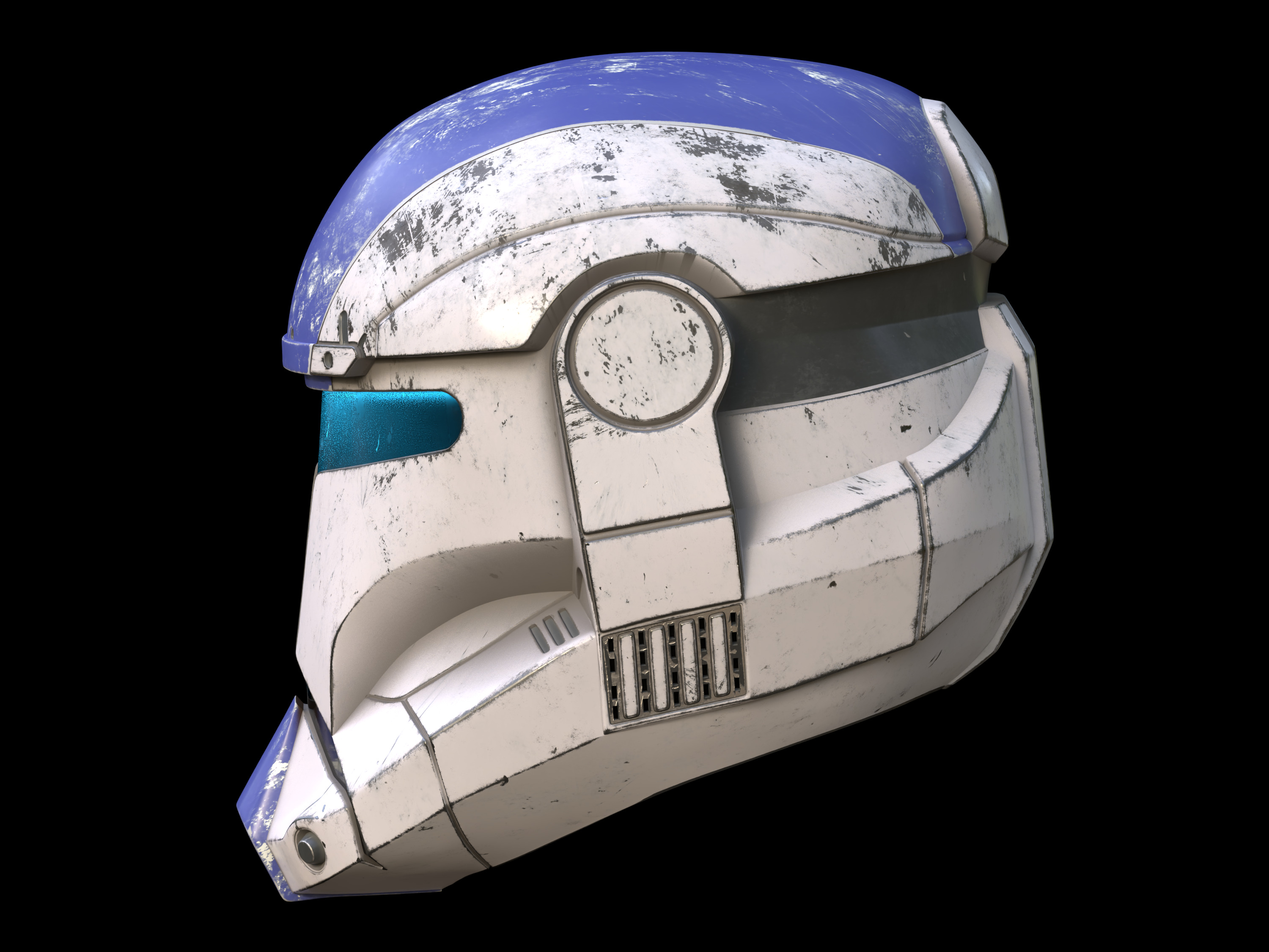 Phase 1 Commando helmet with attachments 3d print file 3D print model_3