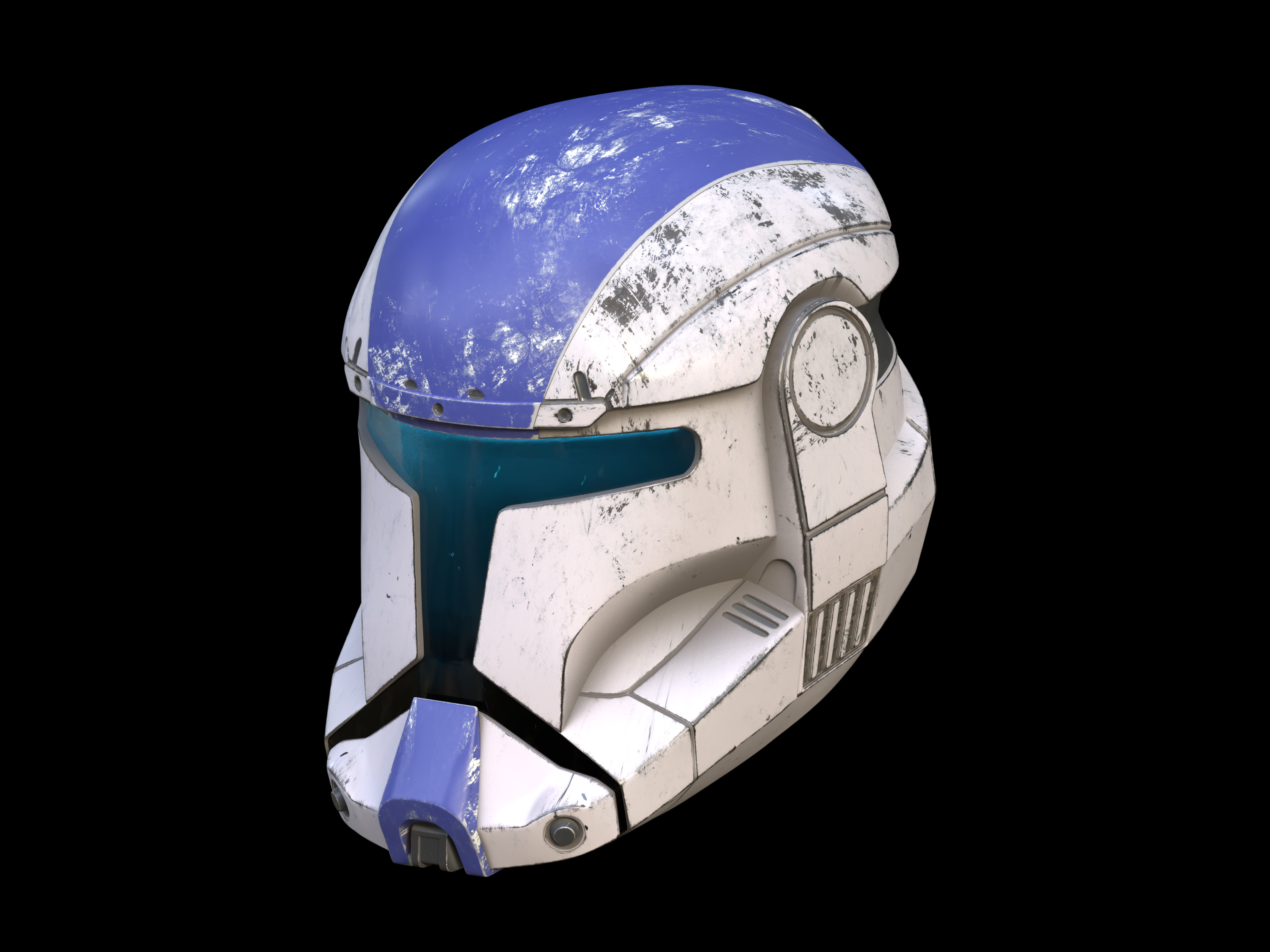 Phase 1 Commando helmet with attachments 3d print file 3D print model_2
