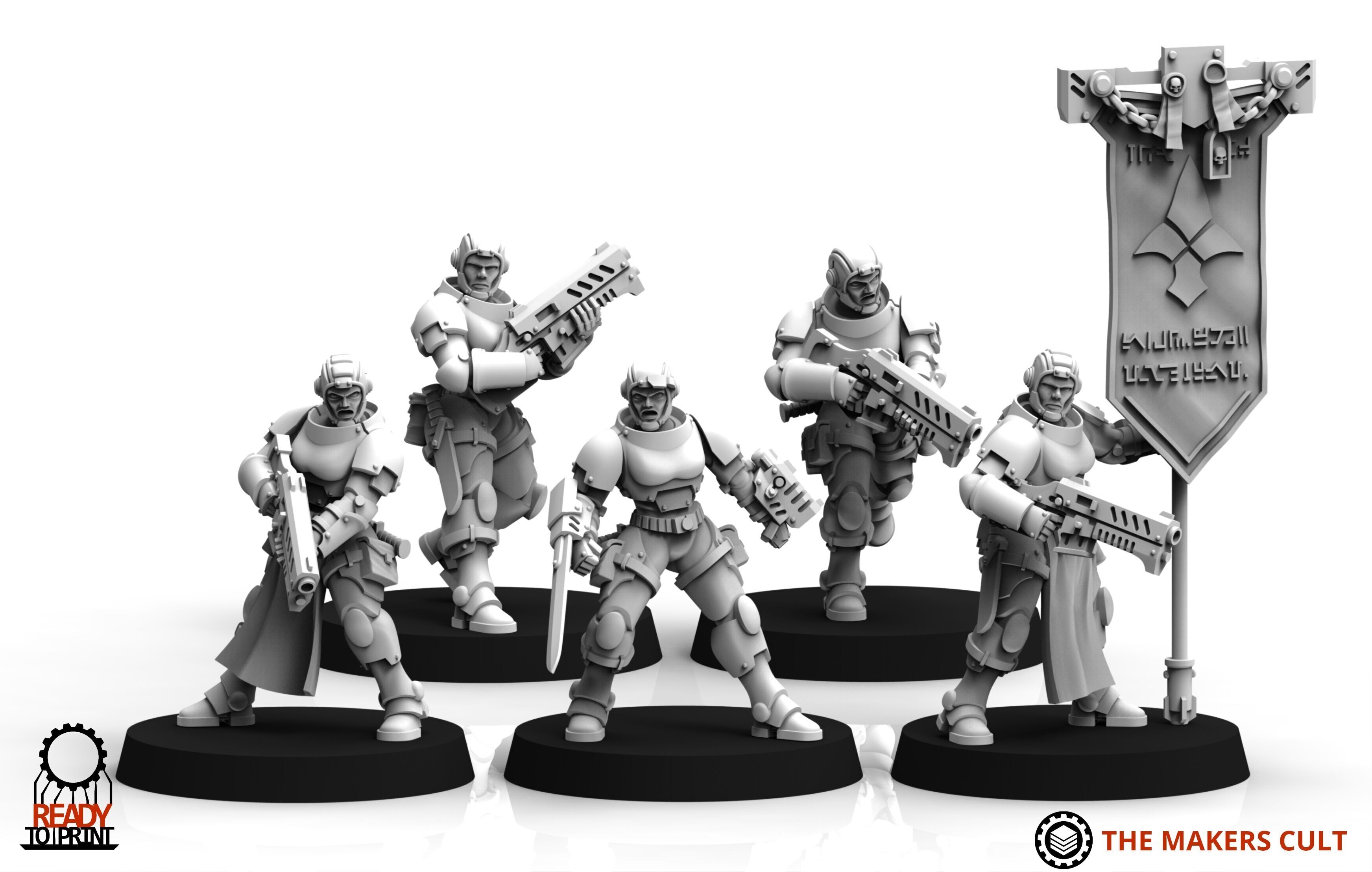 Daughters of War - Tactical Infantry 3D print model_1