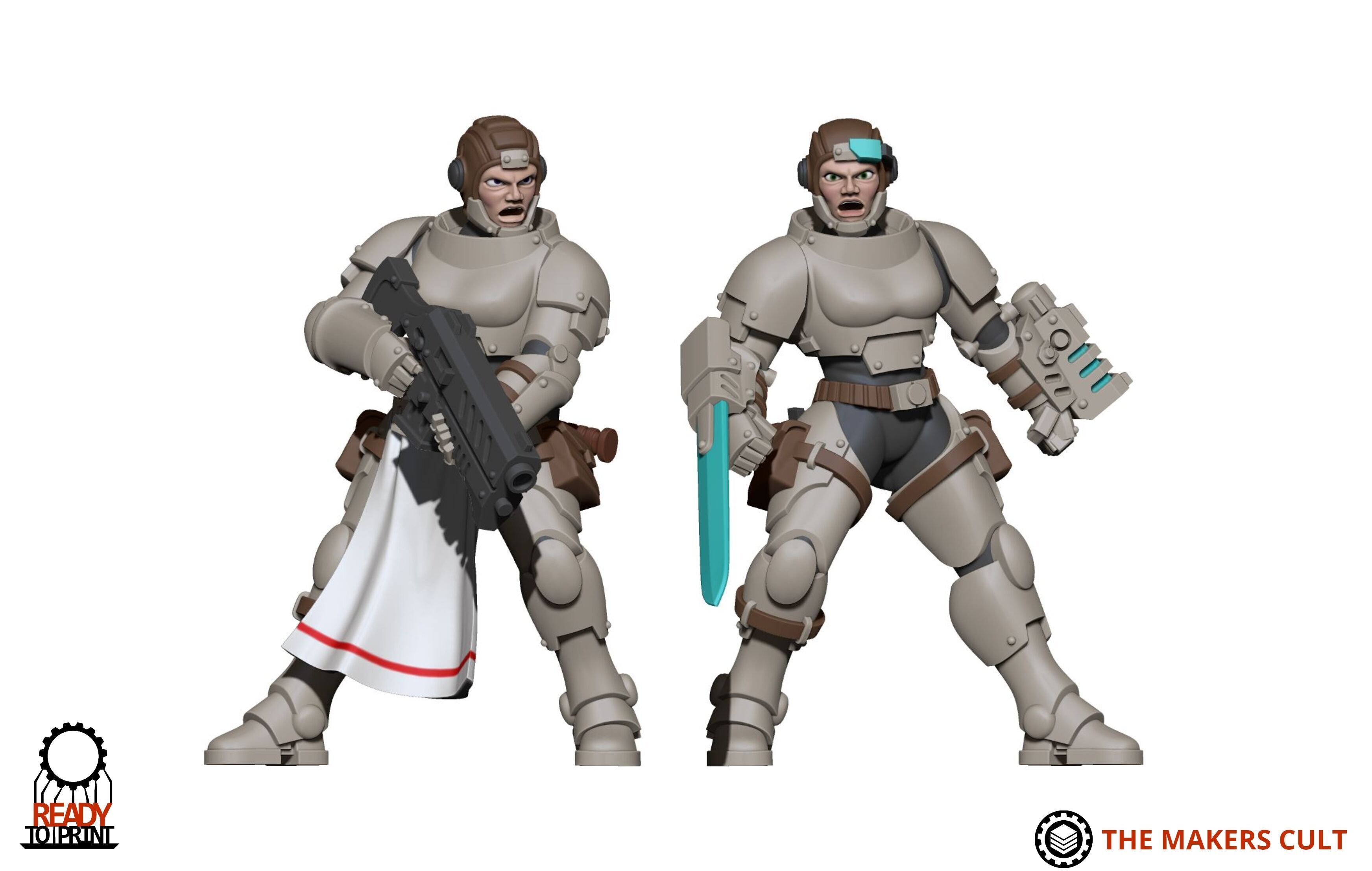 Daughters of War - Tactical Infantry 3D print model_2