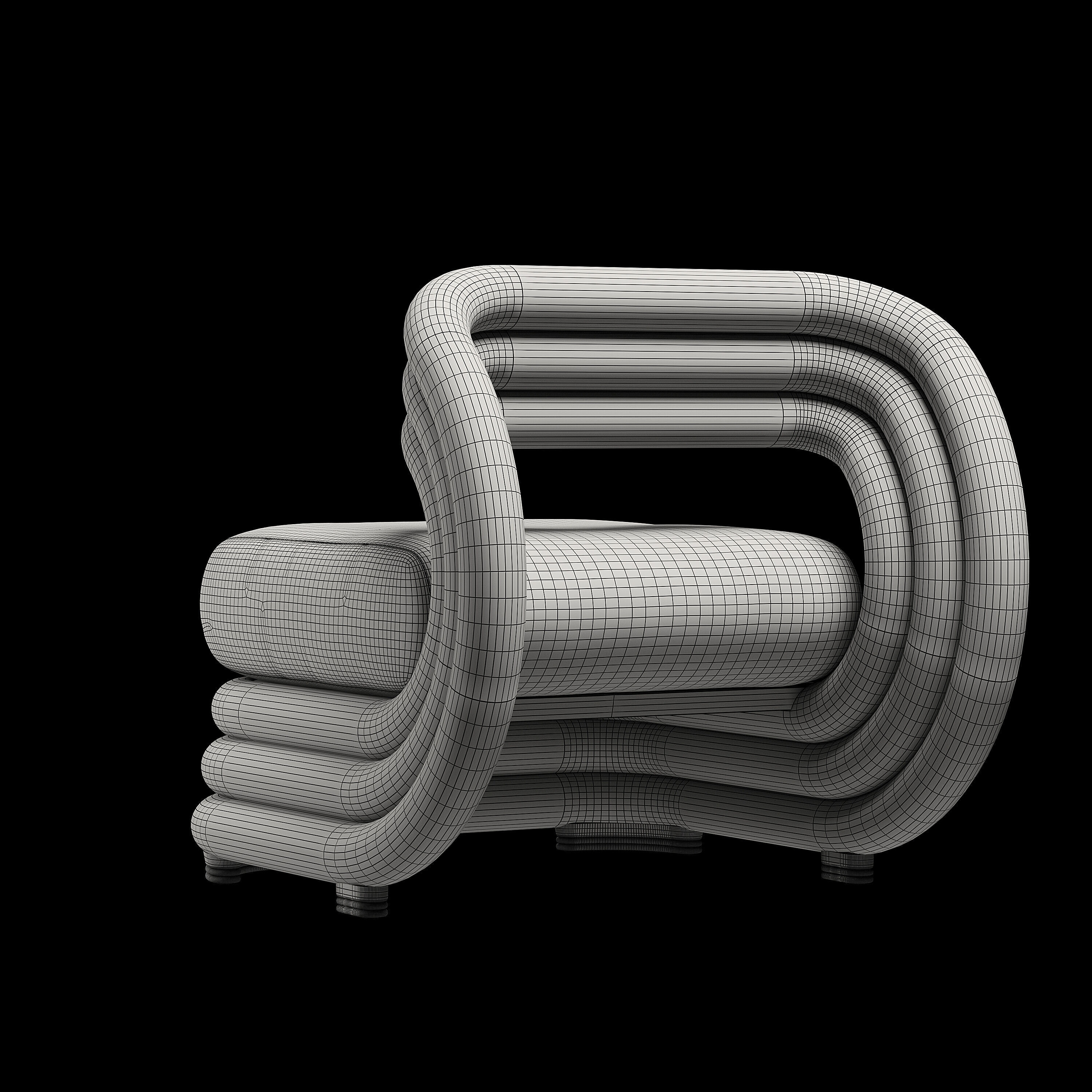 Moruna C Chair by Don Tanani 3D model_18