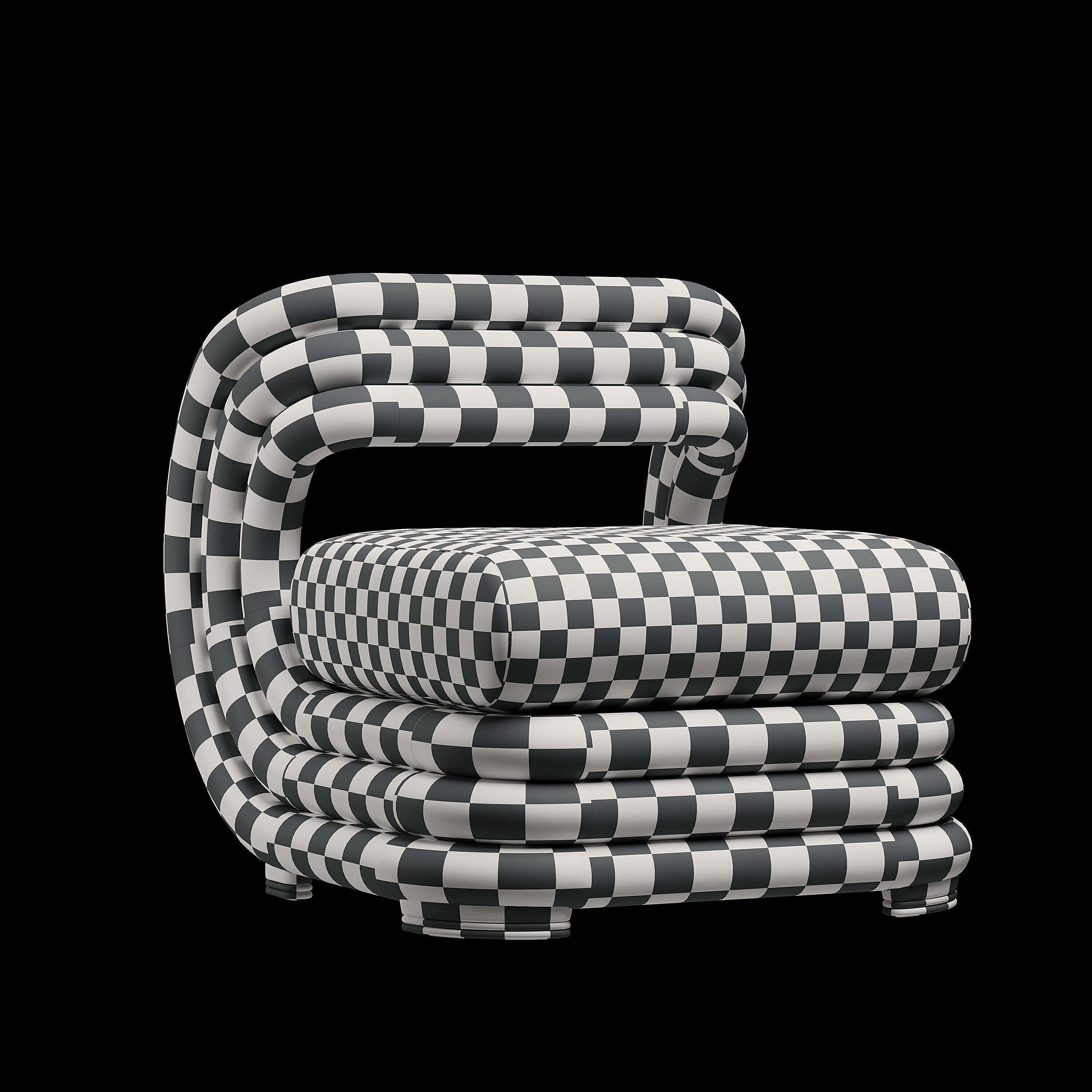 Moruna C Chair by Don Tanani 3D model_16