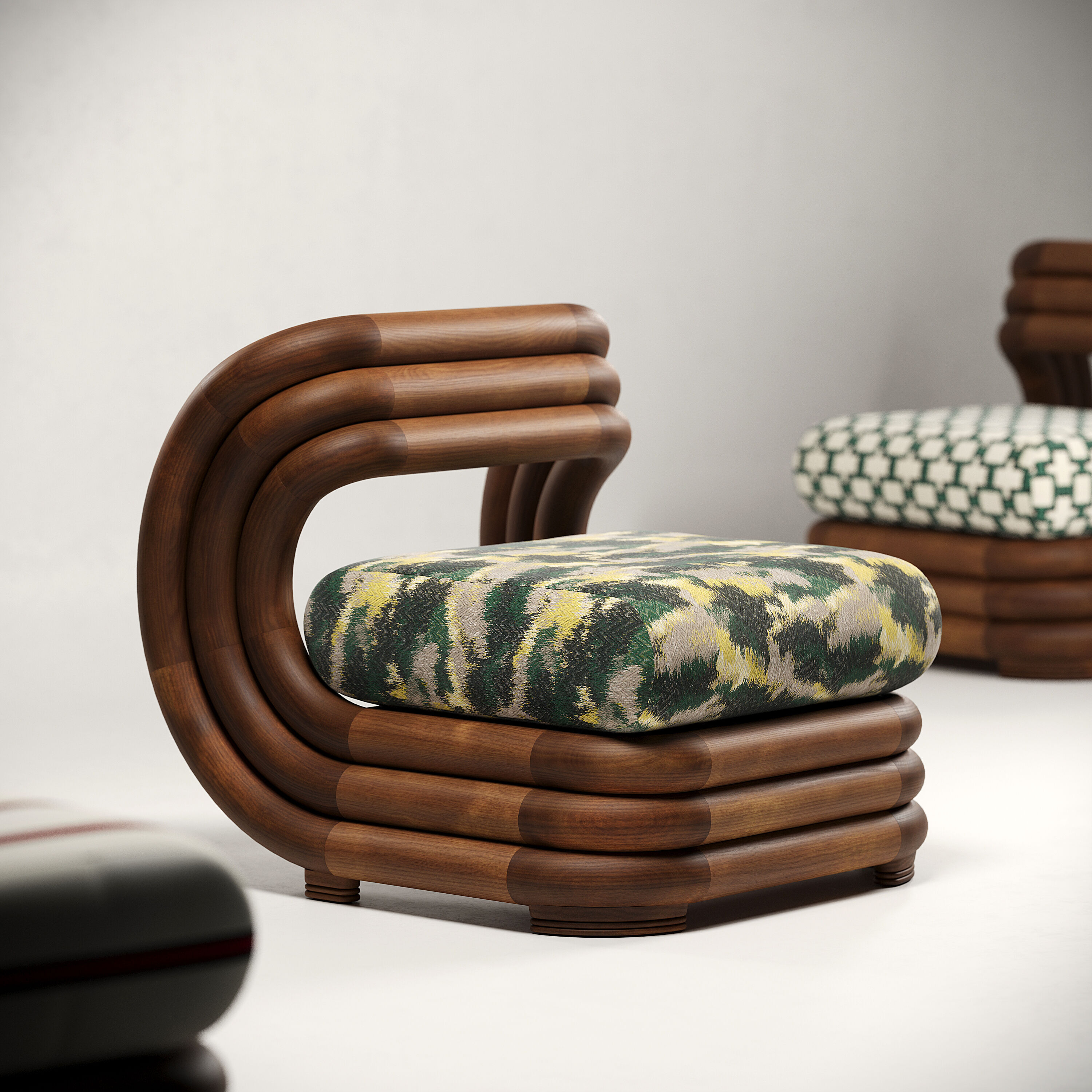 Moruna C Chair by Don Tanani 3D model_12