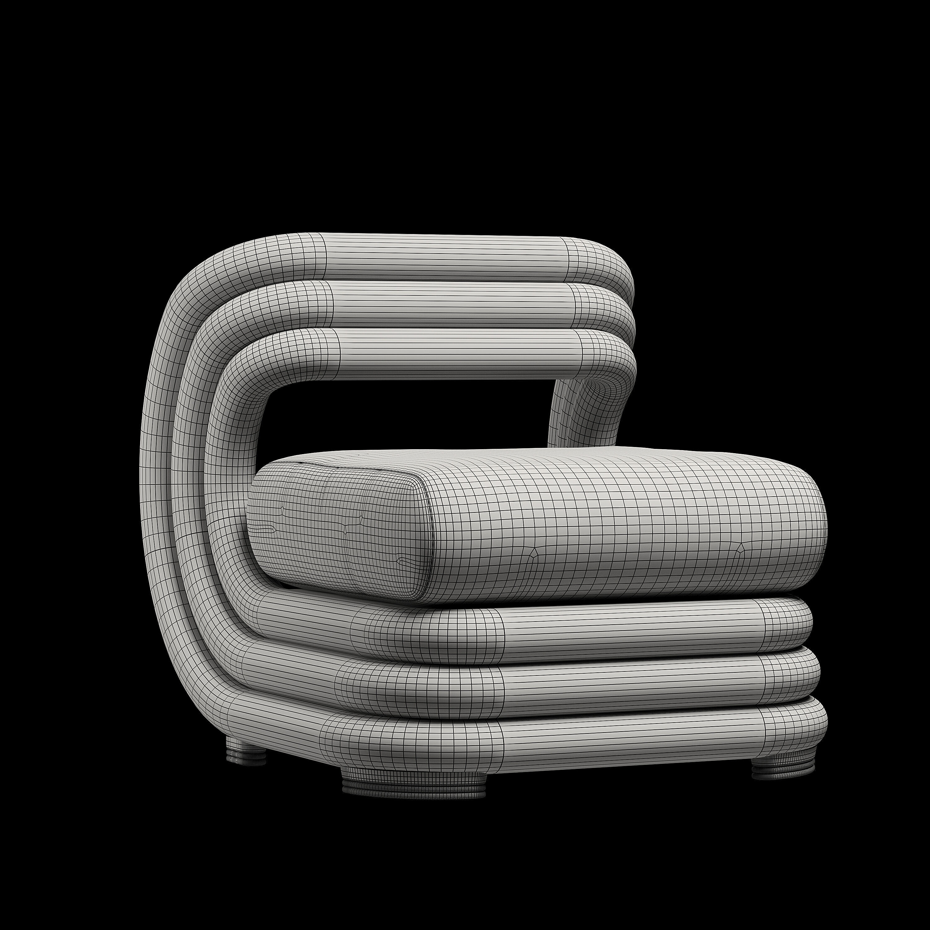 Moruna C Chair by Don Tanani 3D model_15