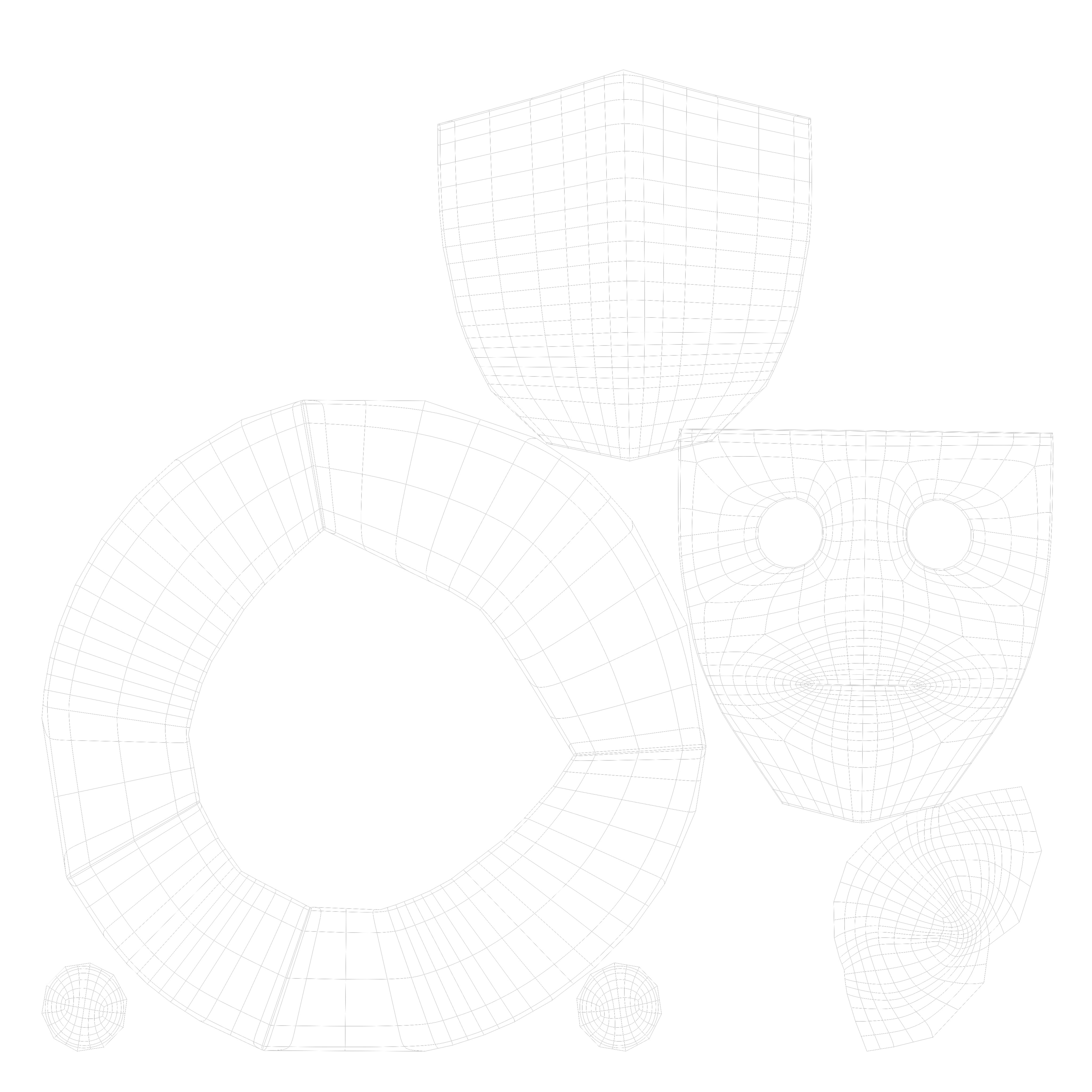 Stylized Cartoon Astronaut Character 3D model_16