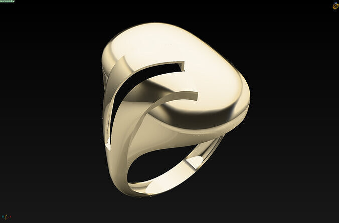 Light Nostone Ring 3d Print Ready 3D print model
