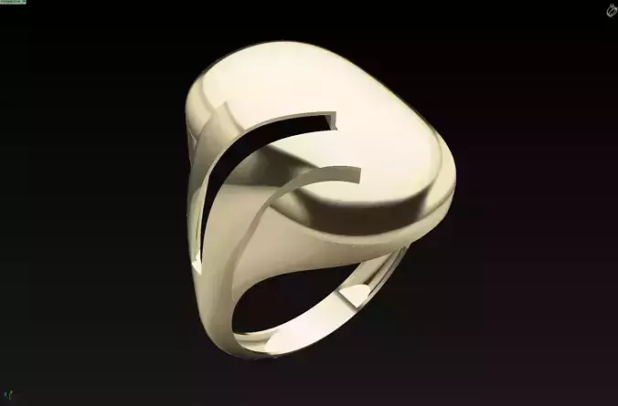 Light Nostone Ring 3d Print Ready