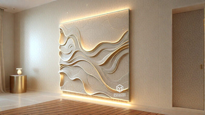 3D Wall Panels STL for CNC and 3D Printing 3D Model Collection_5