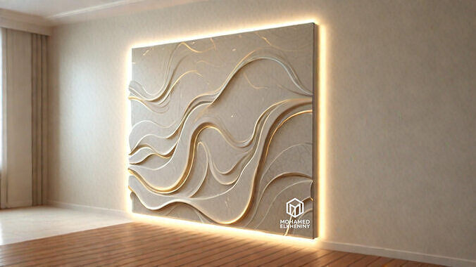 3D Wall Panels STL for CNC and 3D Printing 3D Model Collection_8