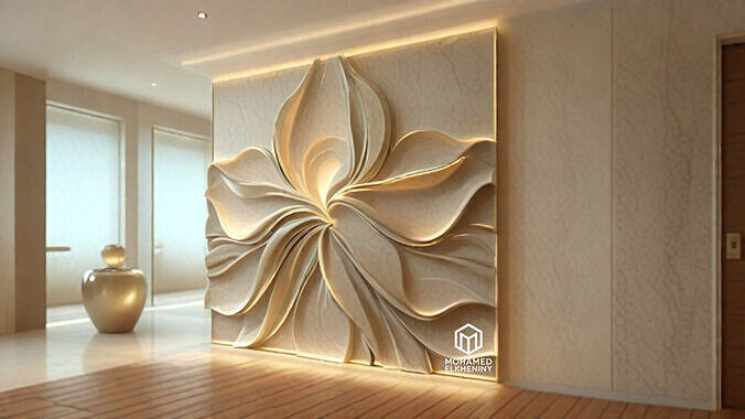 3D Wall Panels STL for CNC and 3D Printing 3D Model Collection_1