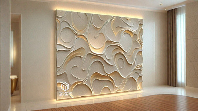 3D Wall Panels STL for CNC and 3D Printing 3D Model Collection_9