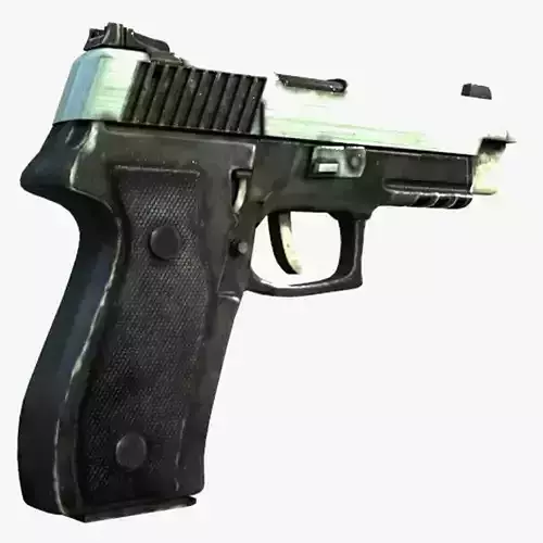 Sig Sauer 226 Handgun Low-poly 3D model