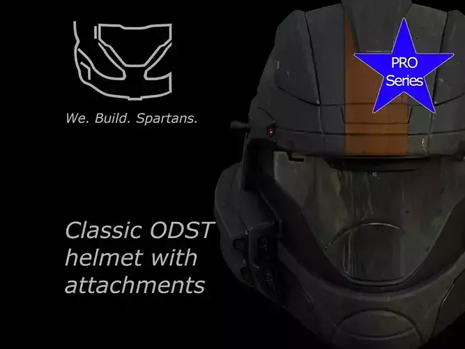 Pro Series Classic ODST helmet 3d print file 3D print model