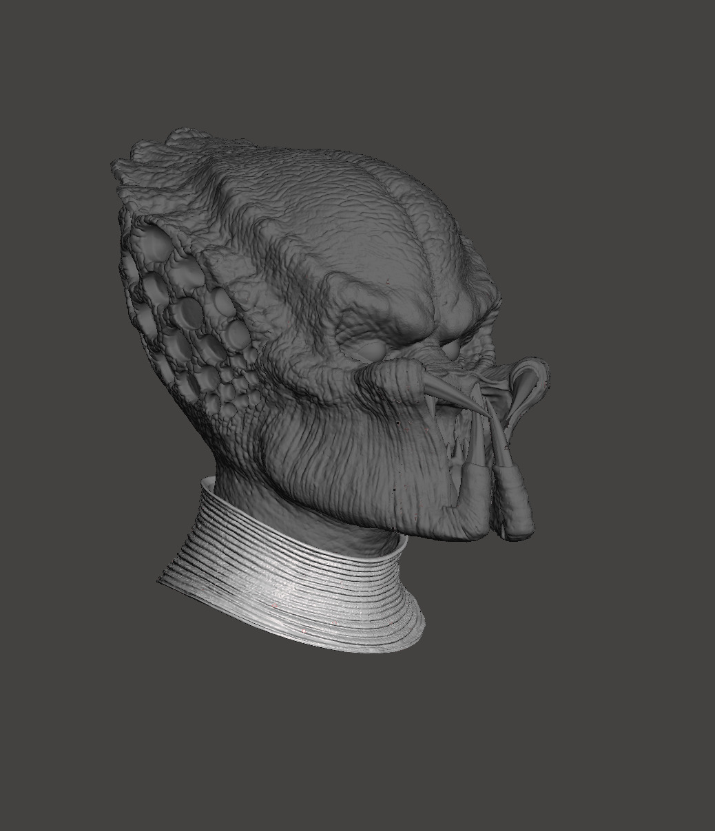 Predator 1987 Jungle Hunter Neckring 3D print model_5