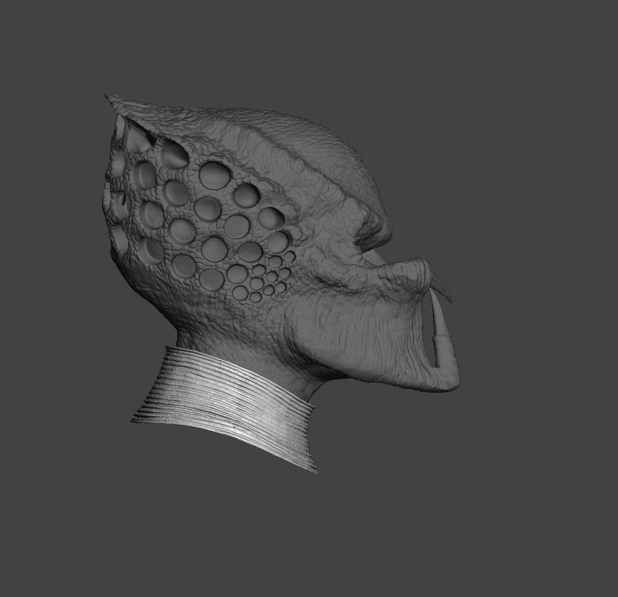 Predator 1987 Jungle Hunter Neckring 3D print model_8