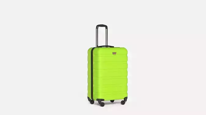 Suitcase Trolley Luggage with Wheels and Telescopic Handle 3D model