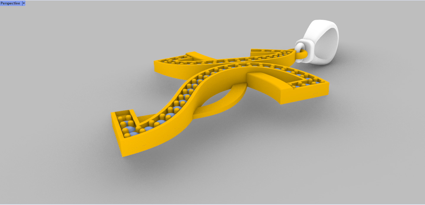 Diamond cross 3D print model C 95 3D print model_32