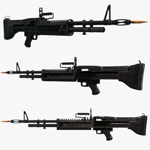 M60 Rifle Low-poly 3D model