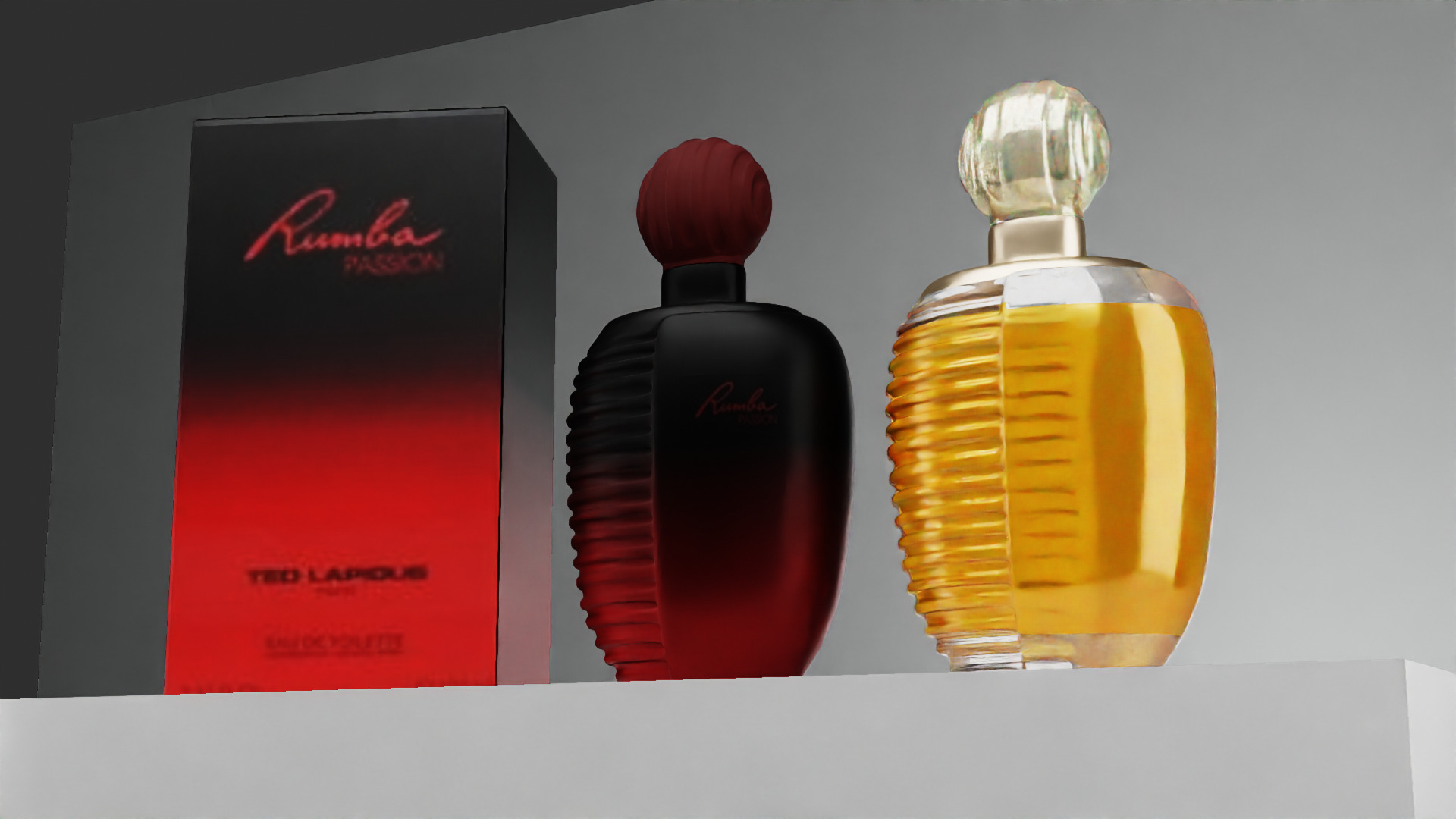 Rumba Passion Perfume Bottle Realistic for Product Visualization 3D model_10