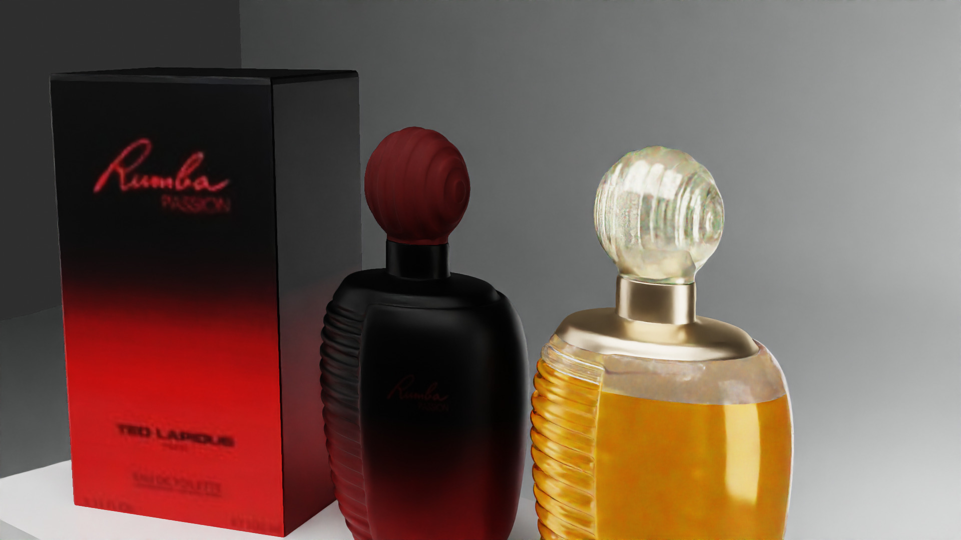 Rumba Passion Perfume Bottle Realistic for Product Visualization 3D model_12