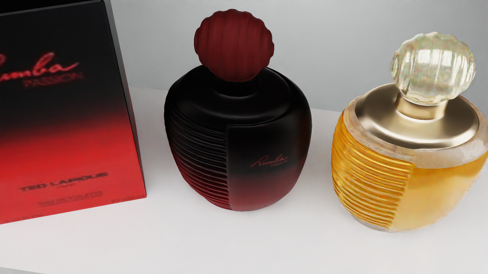 Rumba Passion Perfume Bottle Realistic for Product Visualization 3D model_7