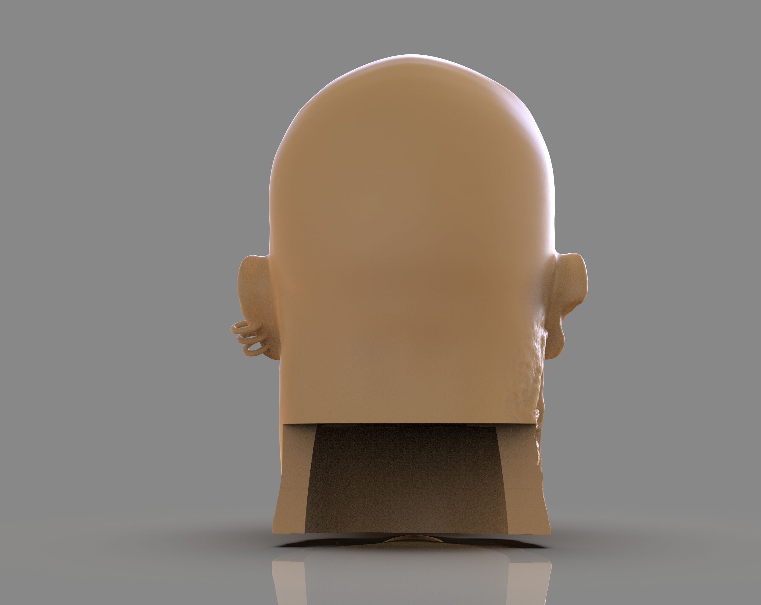 Prisioner Tortured Head 3D print model_4