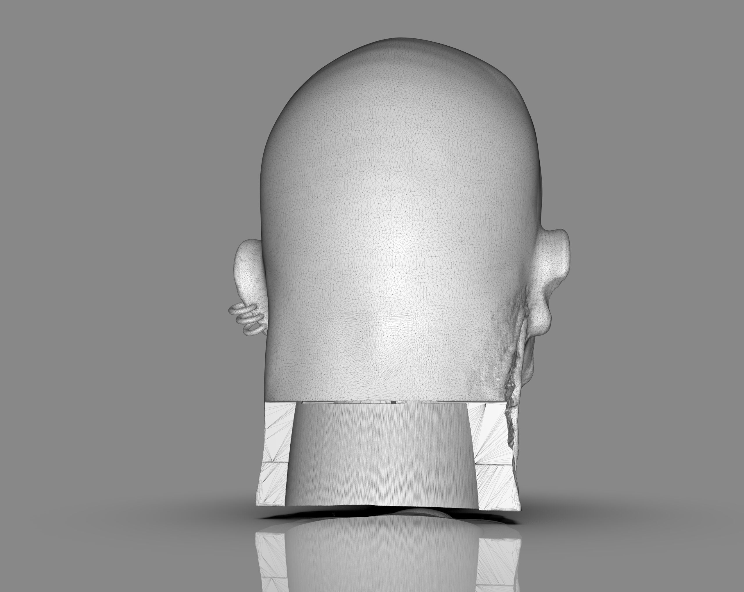 Prisioner Tortured Head 3D print model_19