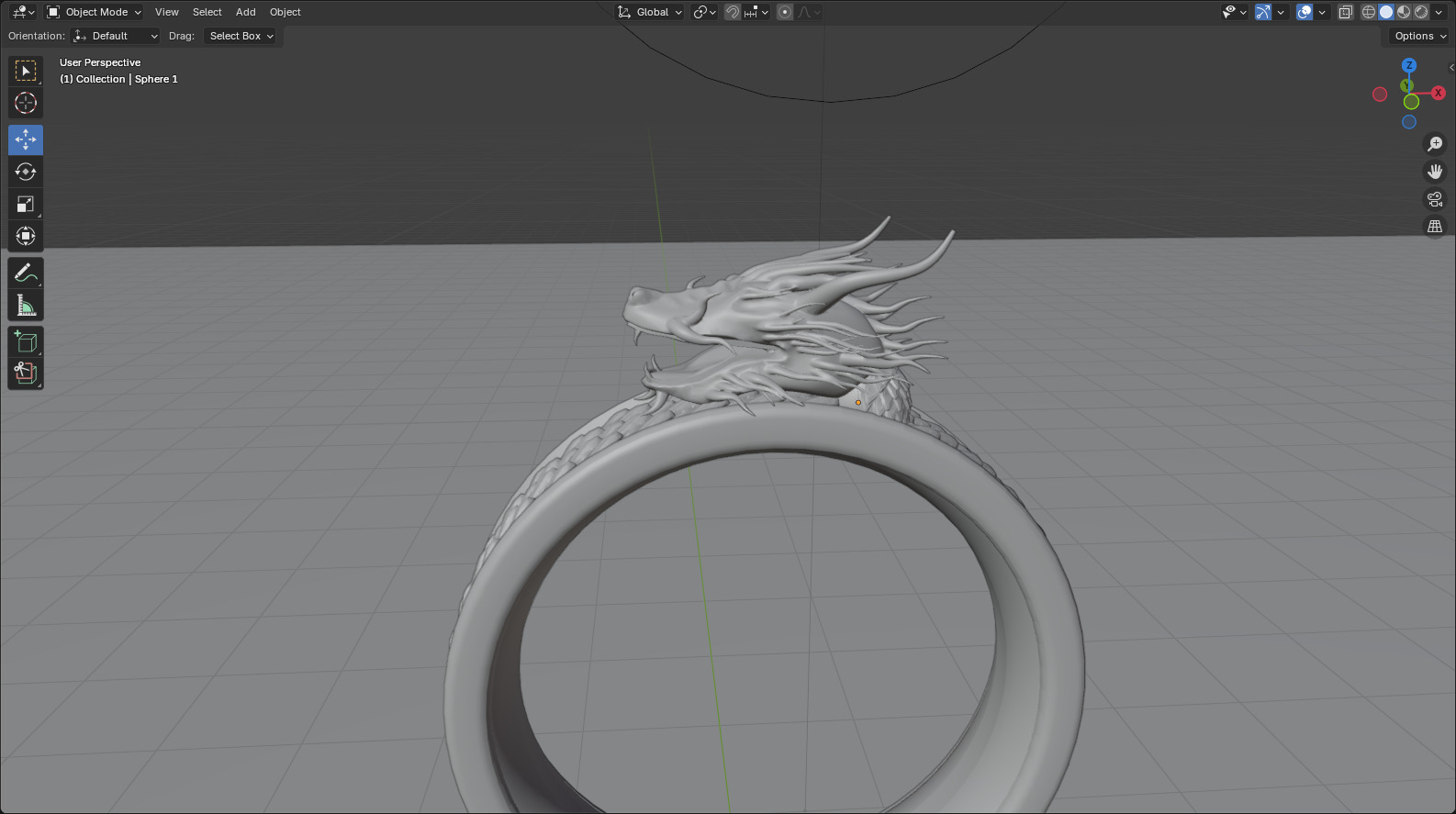 Jade Dragon 3D model_6