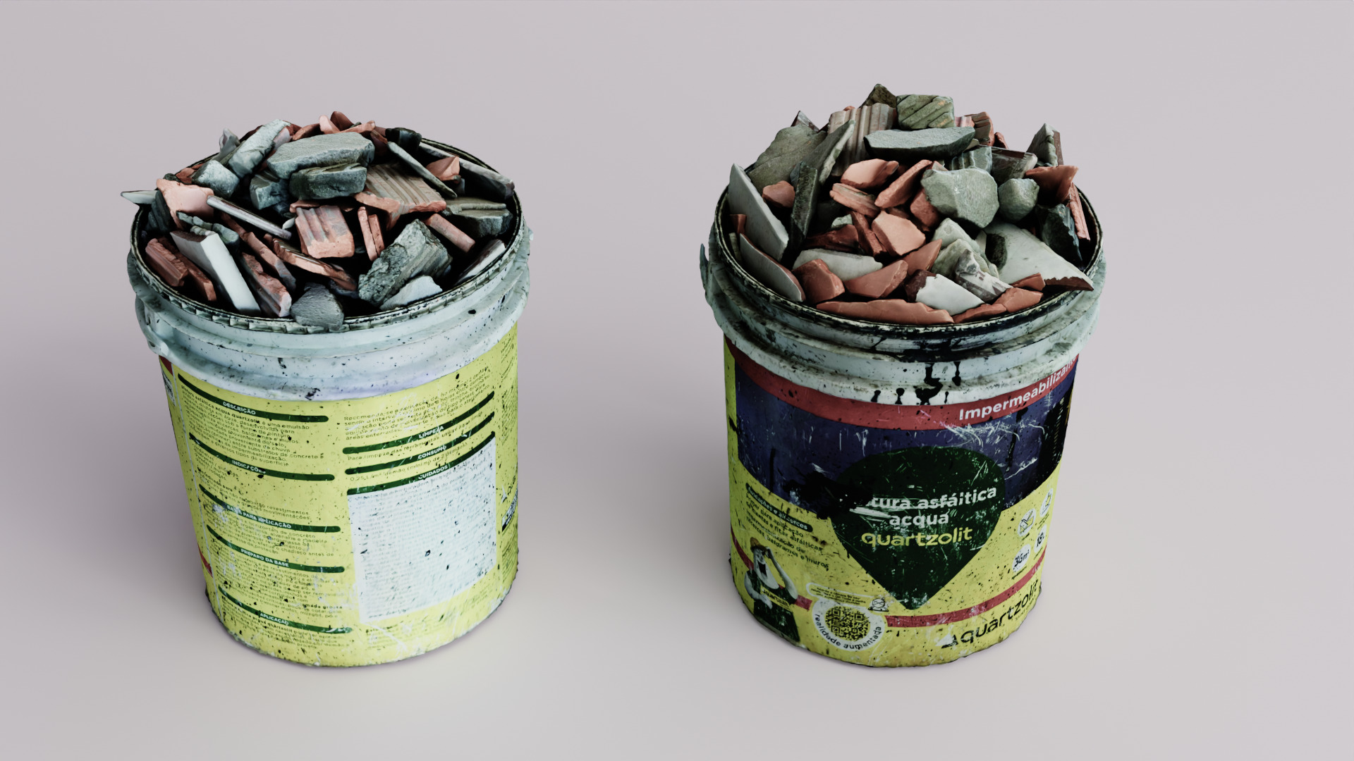 Construction Debris Pack 3D model_6