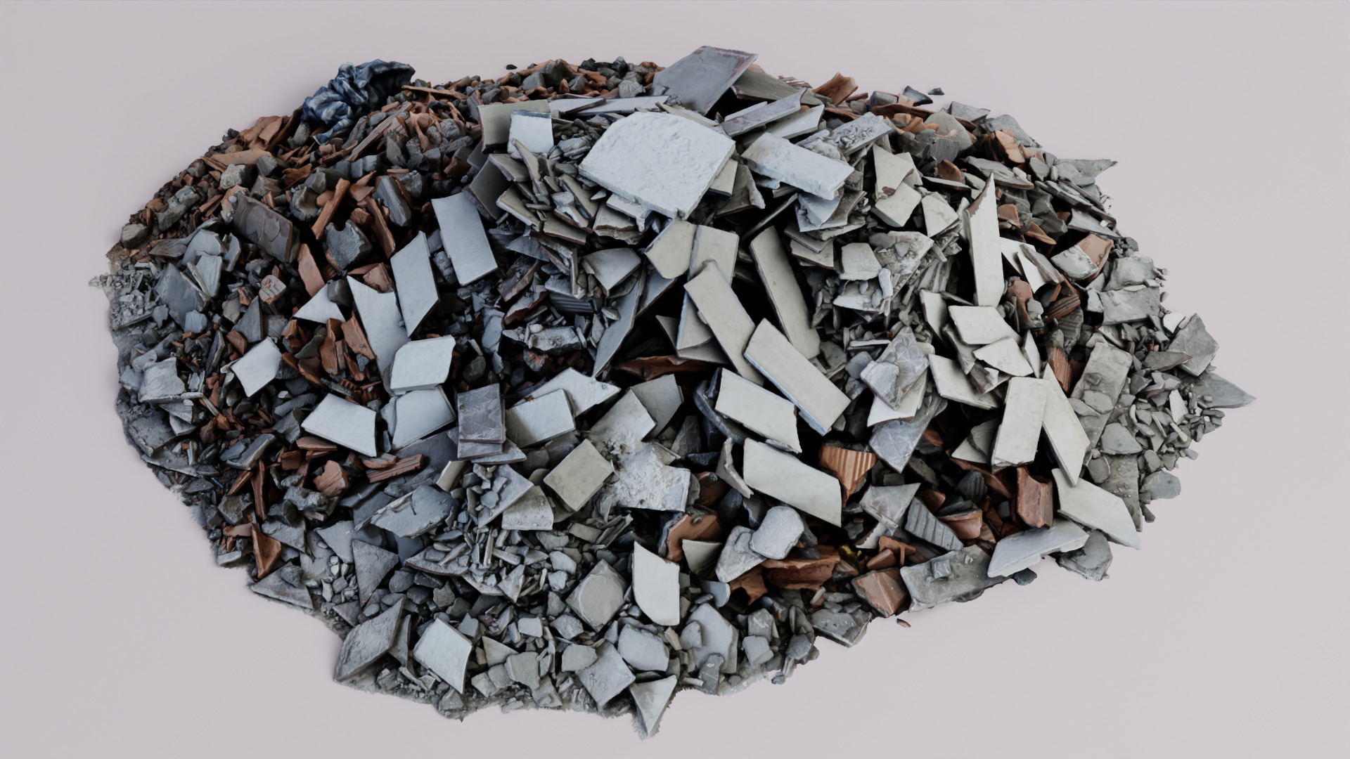 Construction Debris Pack 3D model_2