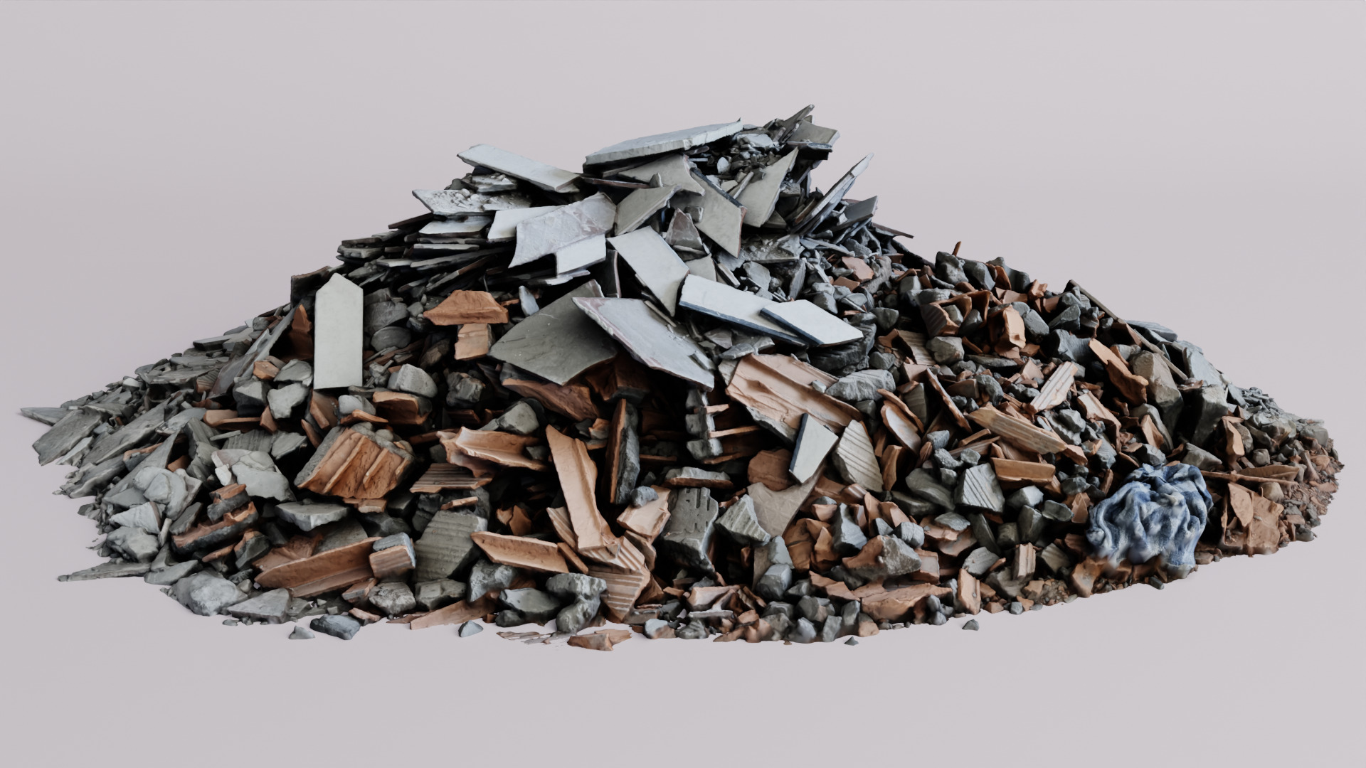 Construction Debris Pack 3D model_4