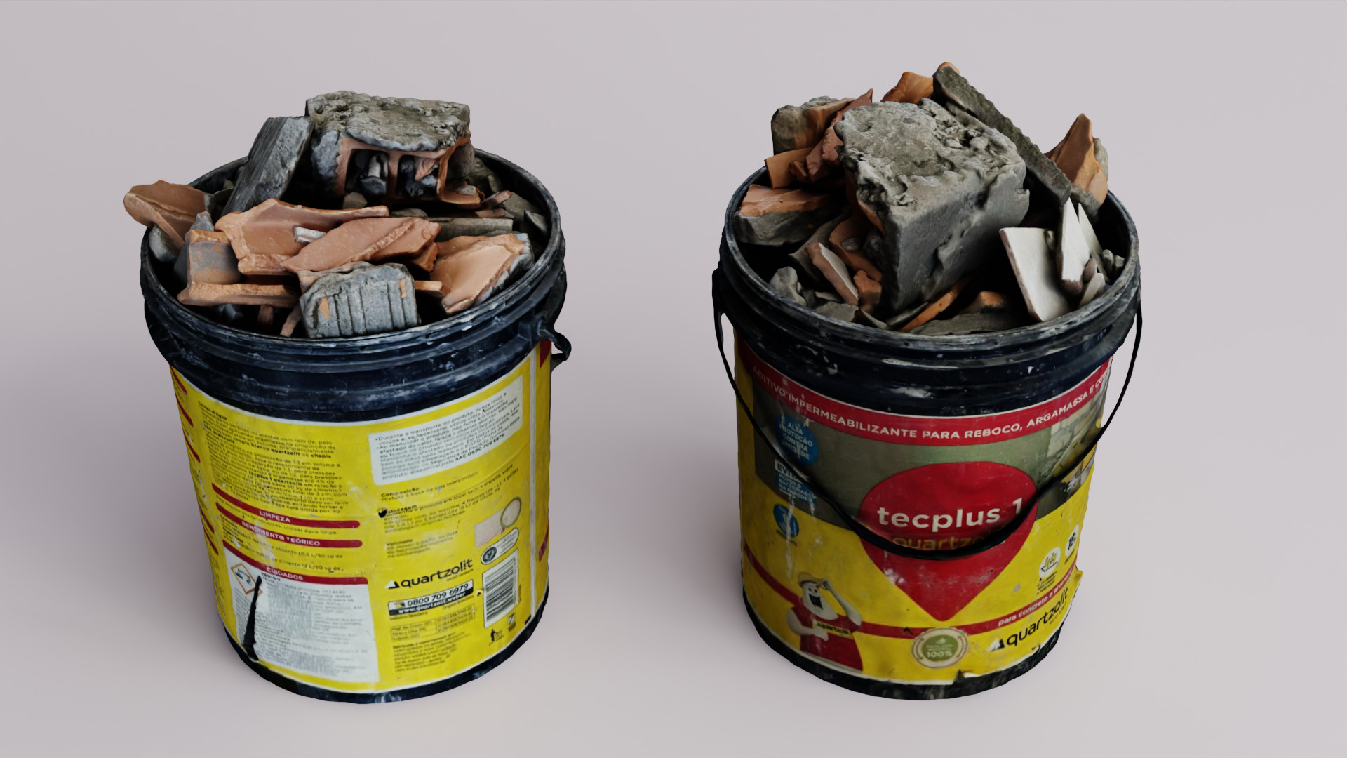 Construction Debris Pack 3D model_10