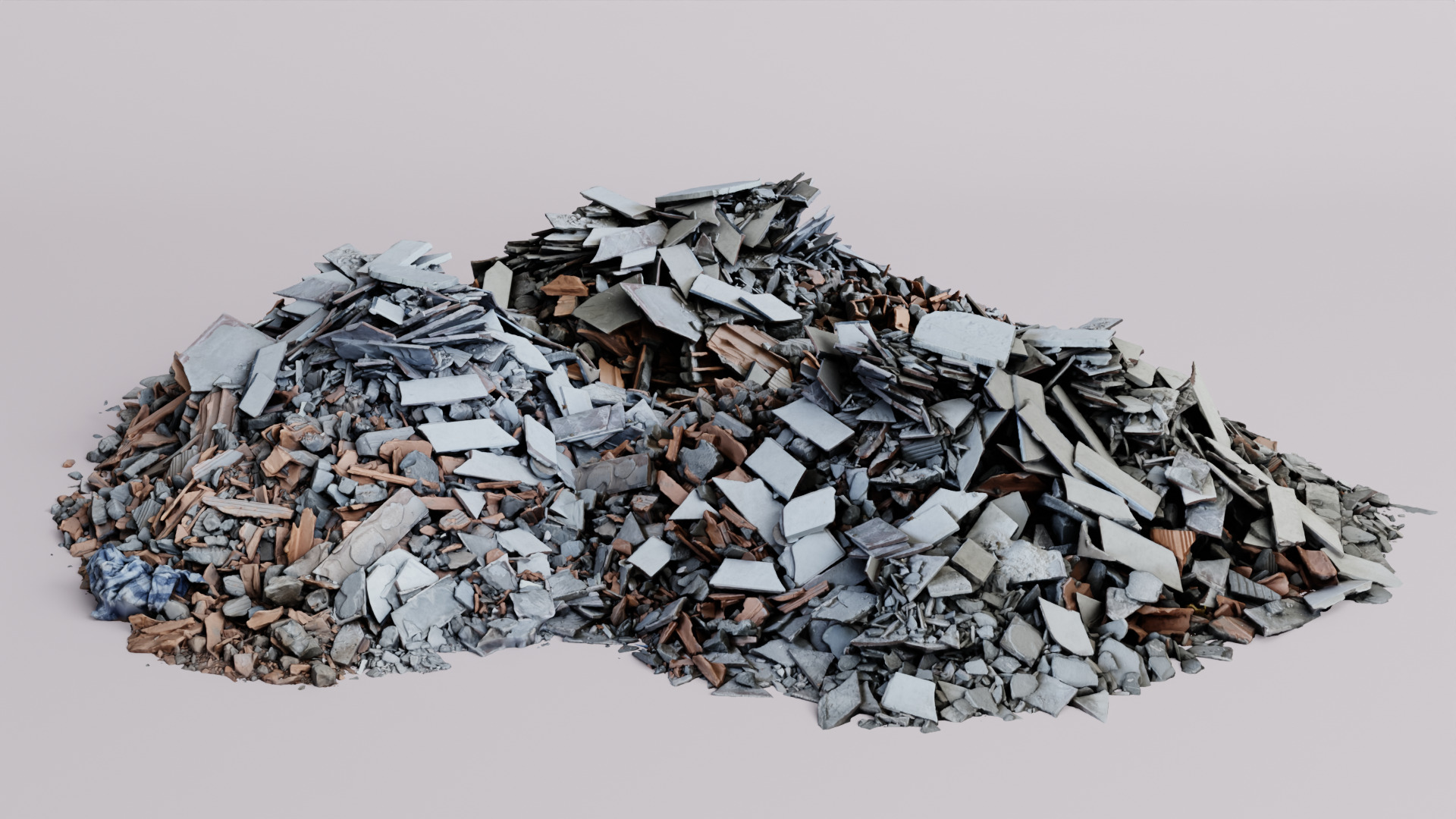 Construction Debris Pack 3D model_1