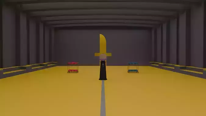 Squid Game Key-Knife Hall Season 3 3D model