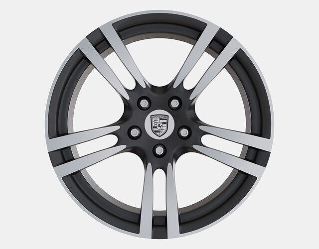 Porsche Panamera 970 Turbo Rim Low-poly 3D model