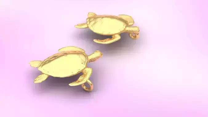 Turtle necklace bracelet or ring