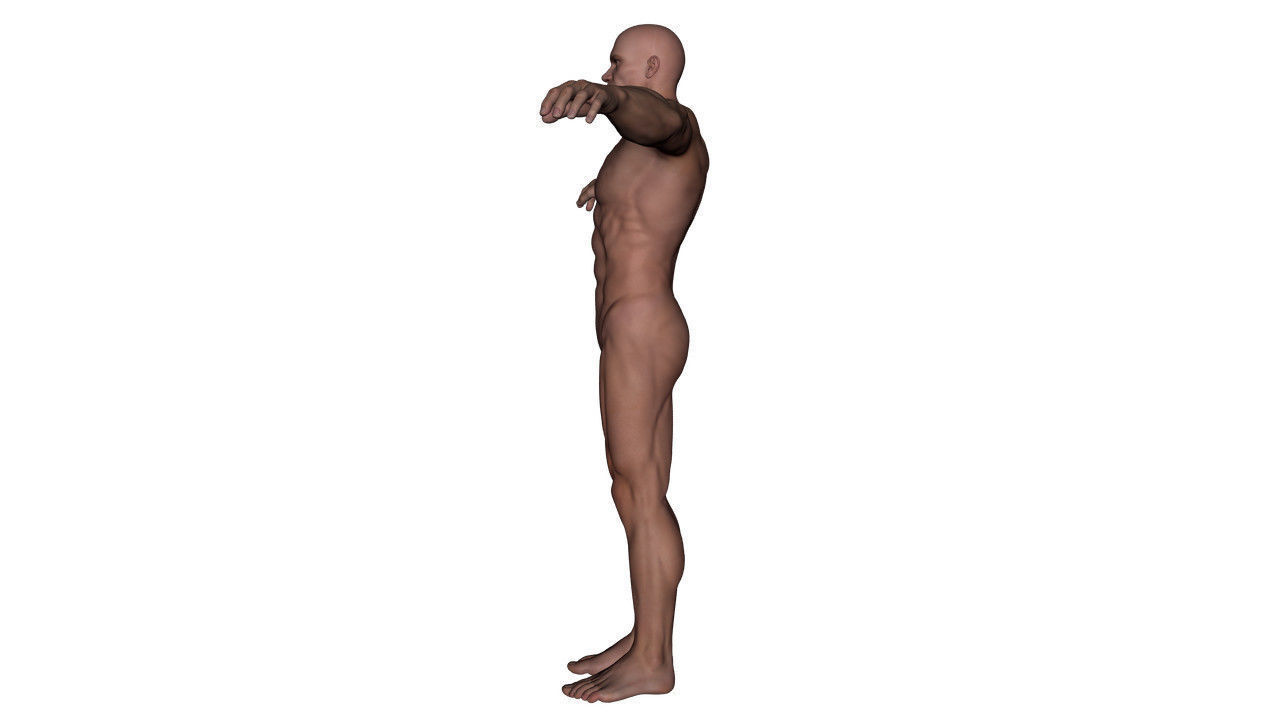 Realistic Alpha Male - Rigged Low-poly 3D model_5