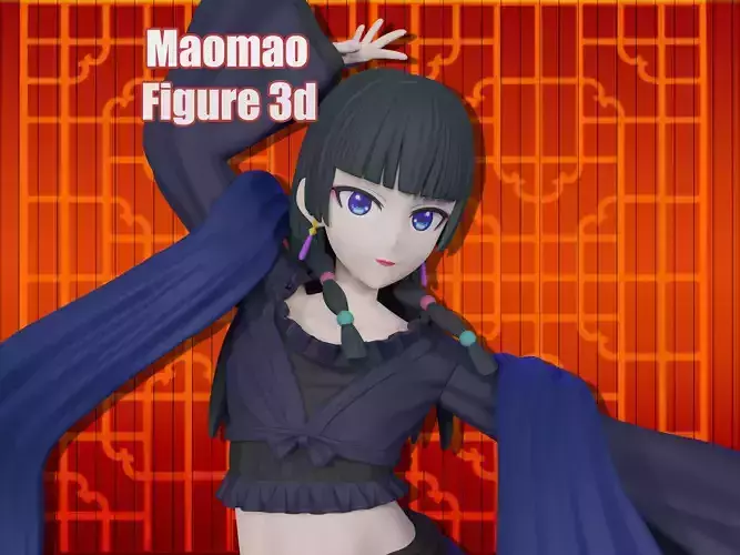Maomao figure 3d 3D print model