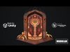 Medieval Door 1 game ready modular 3d model Low-poly 3D model_2