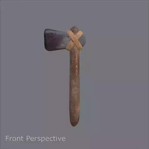 Primitive Stone Axe 4K PBR
