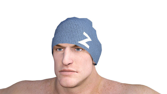 Realistic Fitted Beanie Low-poly 3D model