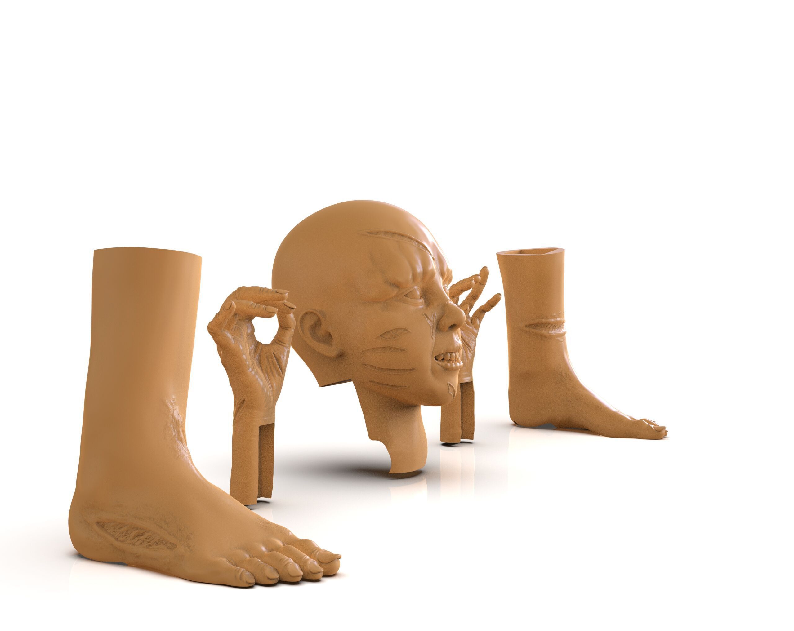 Regan MacNeil Parts 3D print model_9