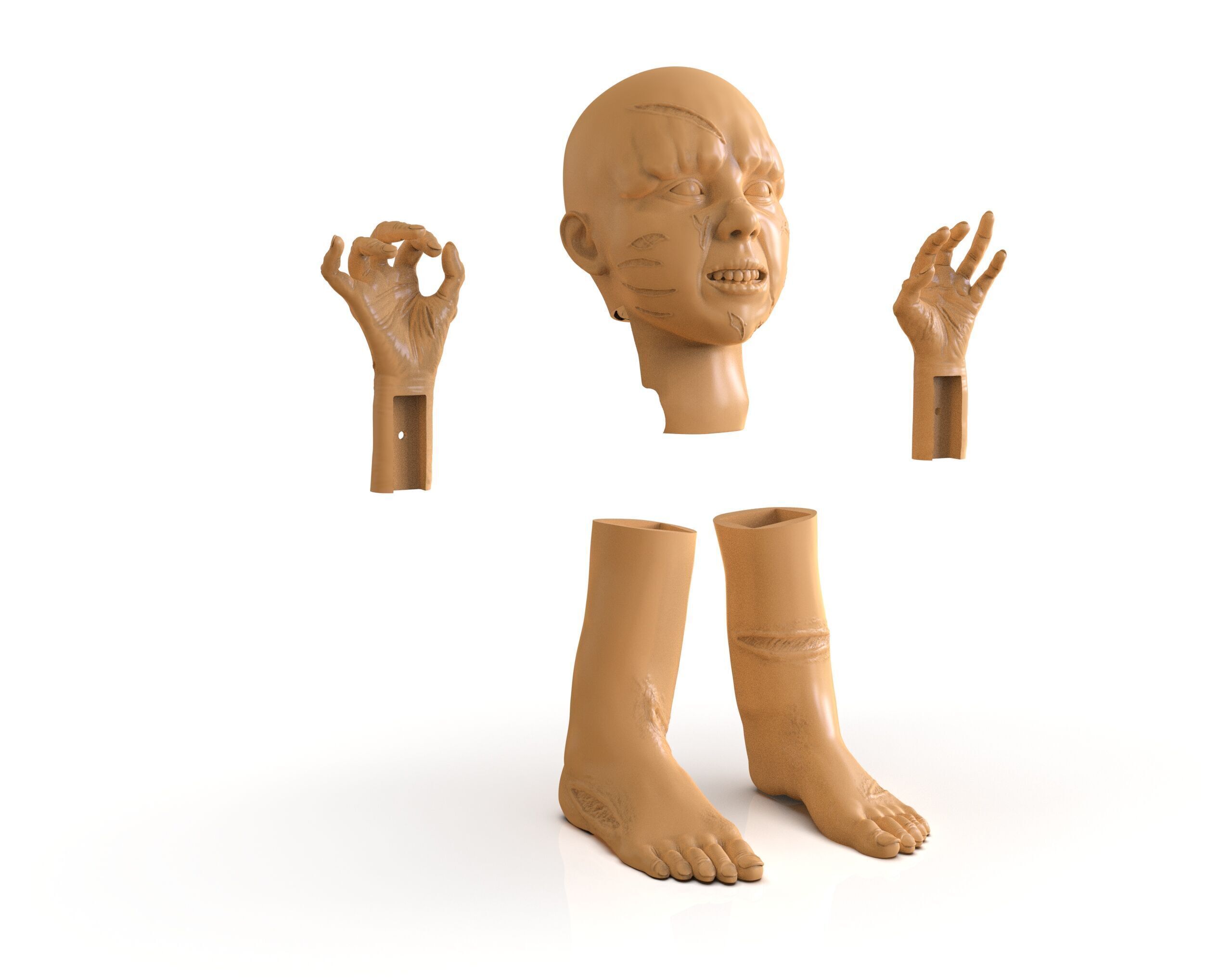 Regan MacNeil Parts 3D print model_38