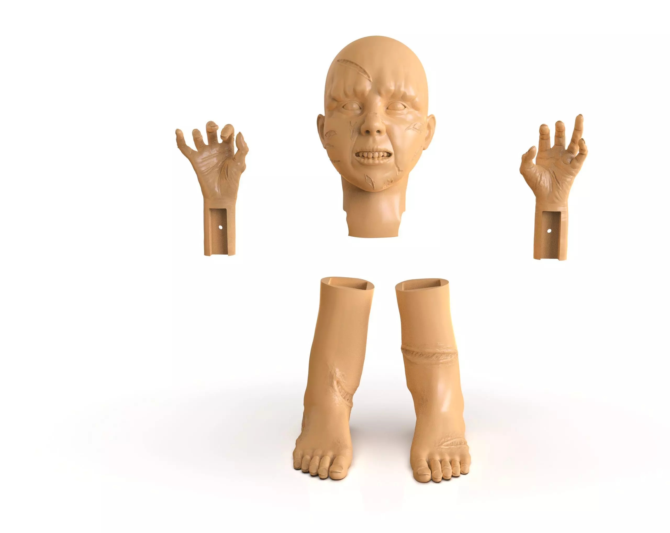 Regan MacNeil Parts 3D print model_0