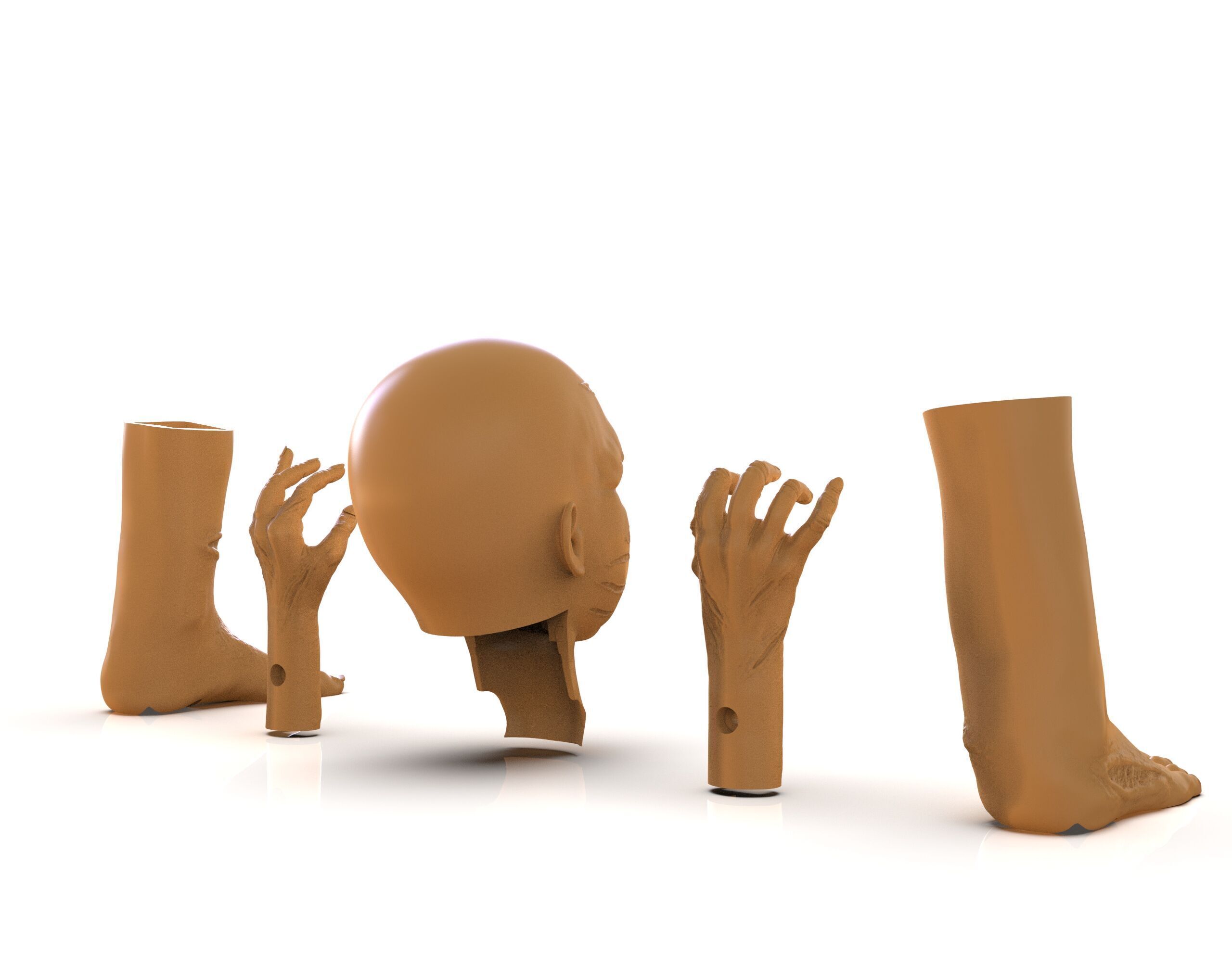 Regan MacNeil Parts 3D print model_7